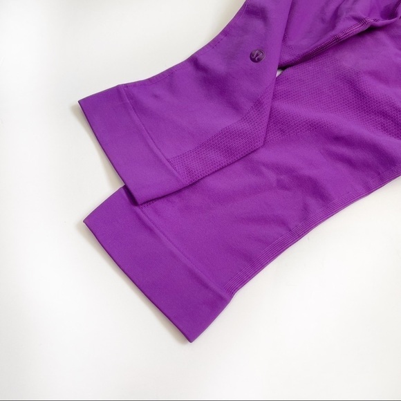Lululemon Zone In Crop purple leggings size 8 - Picture 13 of 15